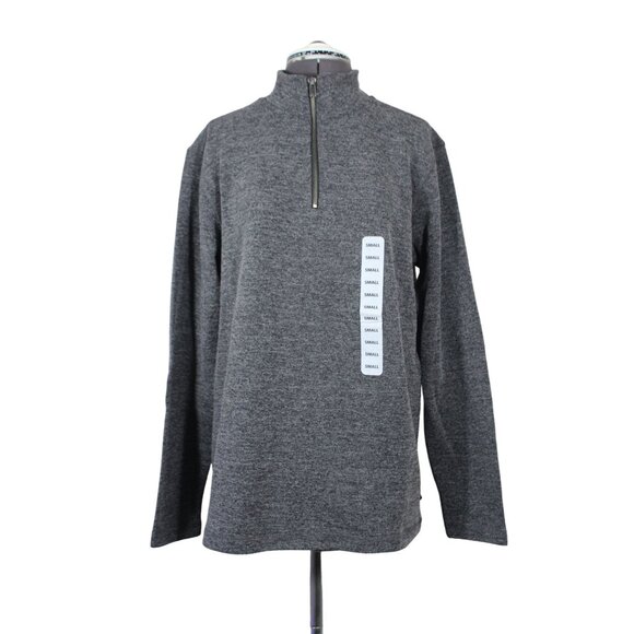 Gap men's half zip mock neck knit pullover sweater S - Picture 1 of 11